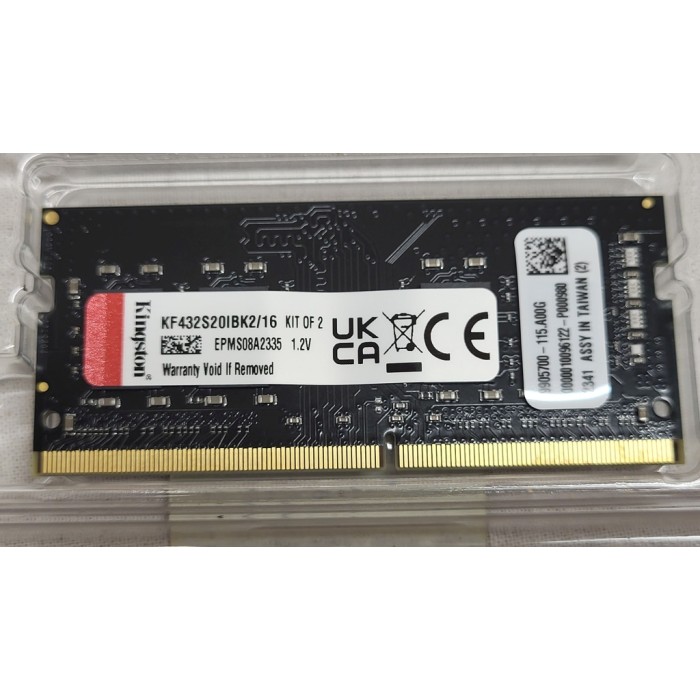 Kingston 2x8Gb Fury - DDR4 - 3200MHz laptop geheugen